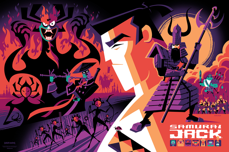 Samurai Jack variant by Tom Whalen